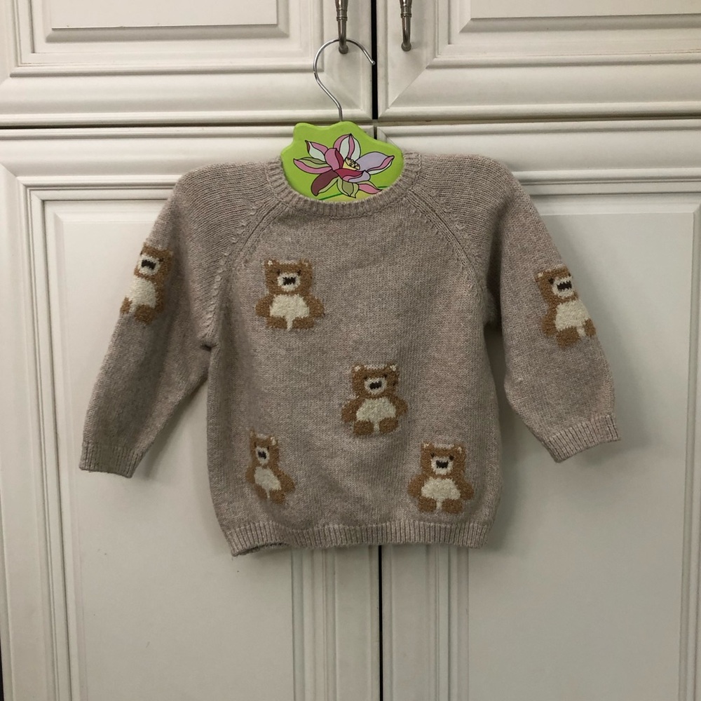 Zara baby teddy bear sweater